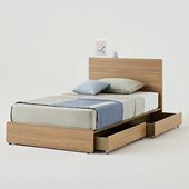 hanssem汉森艺术智能床抽屉储物床边储物空间情调灯主卧双人1.8米