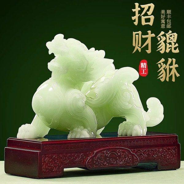 玉石貔貅摆件招米一对档家用旺宅电视柜公室装饰店铺开业礼物,饰品/流行首饰/时尚饰品新,摆件,淘宝优惠券,粉丝福利购,淘宝优惠卷