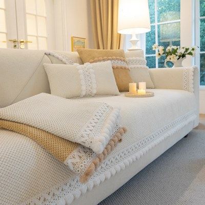 沙发垫毛绒坐垫皮沙发套罩冬季加厚座垫套盖布防滑高级感坐垫盖布,居家布艺,沙发垫,淘宝优惠券,粉丝福利购,淘宝优惠卷