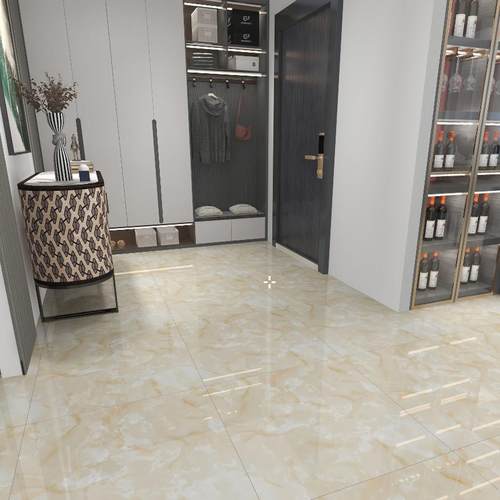 广东黄色玉石瓷砖地砖x客厅通体大理石防滑地板砖亮光墙砖