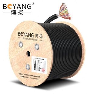 博扬 BY-HYA50*2*0.5室外50对大对数电缆 10米 防水电话通信线缆