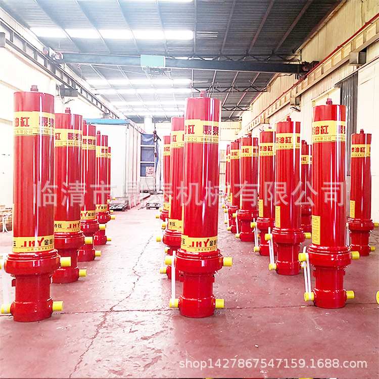 自卸车油缸液压缸液压千斤顶多级举升油缸前四后八翻斗车渣土车