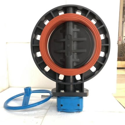 用于污水的管阀UPVC涡轮蝶阀FPM  D371X-6S  DN250  1325元一台
