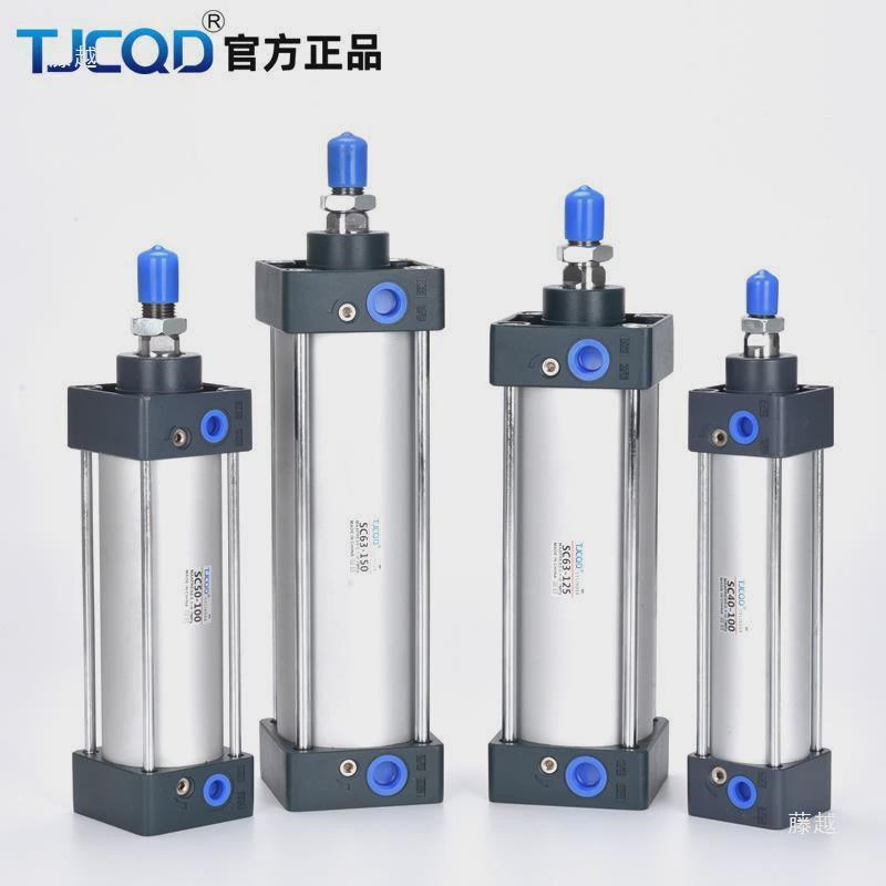 SC标准气缸亚德客型SCJ小型气动大推力SC40X50X63X8P0X100X125X16