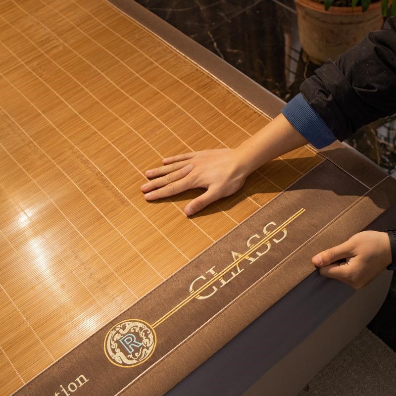 面席子竹席凉席夏j季竹子双面两用家用可折叠单人双人裸睡床席草