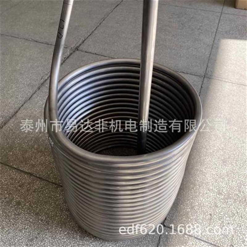 定制大型冷区器用螺旋盘管弹簧管流体绕弯管散热器用不锈钢盘管