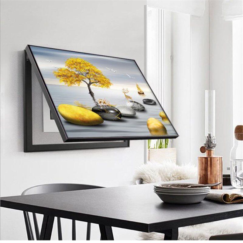 电表箱遮挡装饰画免打孔现代墙壁装饰画开关箱配电箱客厅餐厅挂画