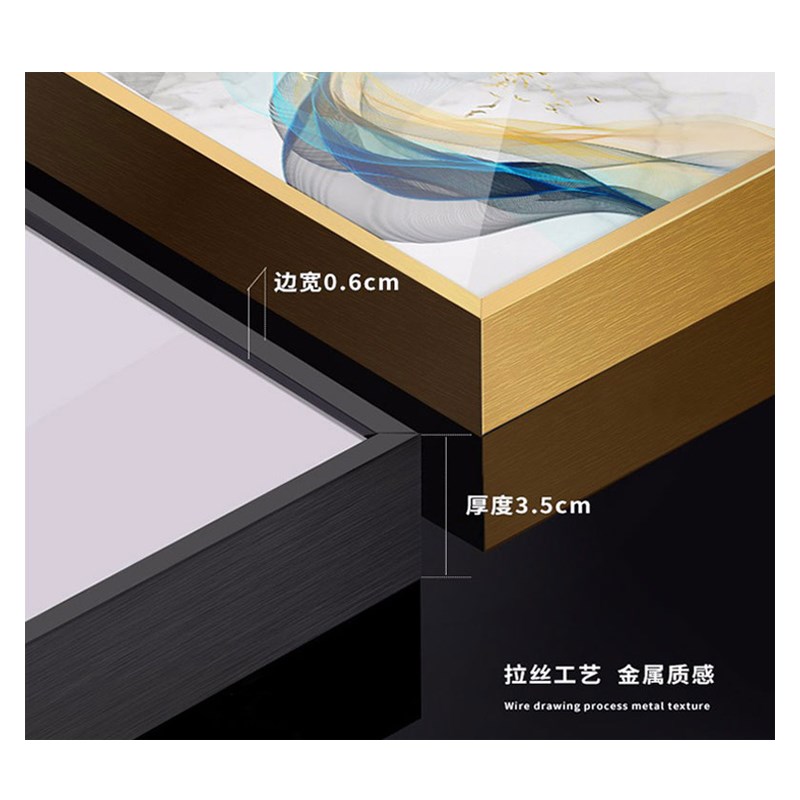 入户玄关装饰画现代过道走廊墙面挂画简约晶瓷客厅竖版壁画发财鹿图片