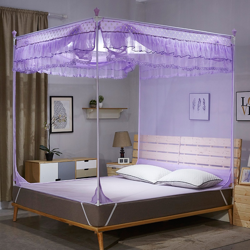 蚊帐三门1y.i2床坐家式拉炼1.5床蒙古包1.8米床双Z人床床用