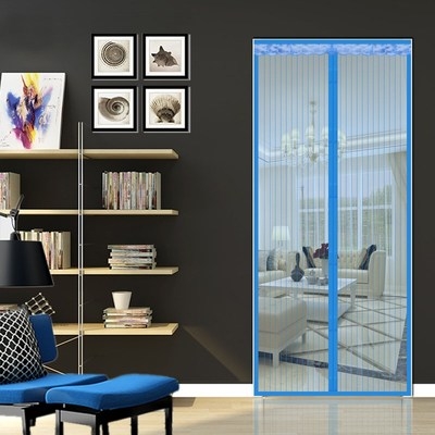 魔术贴防蚊门帘夏季磁性纱窗网A自装隔断卧室窗纱防蝇纱家用免打