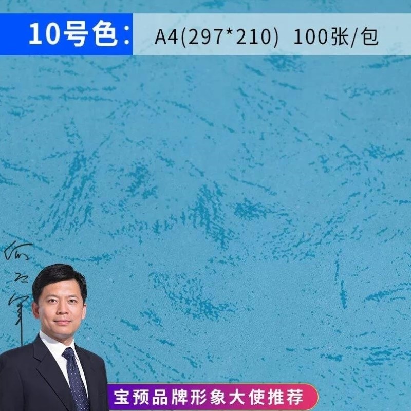 宝预ONA4封皮纸180g装订标书180g封面纸a4加厚皮纹纸云彩纸