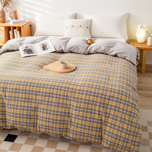 230 210 被套母婴级色织全棉水洗棉被罩单件180 220单双人160