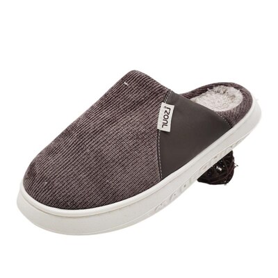 特大码男士棉拖鞋h防滑室内大脚毛拖鞋45 46 47 48码加大号拖鞋冬