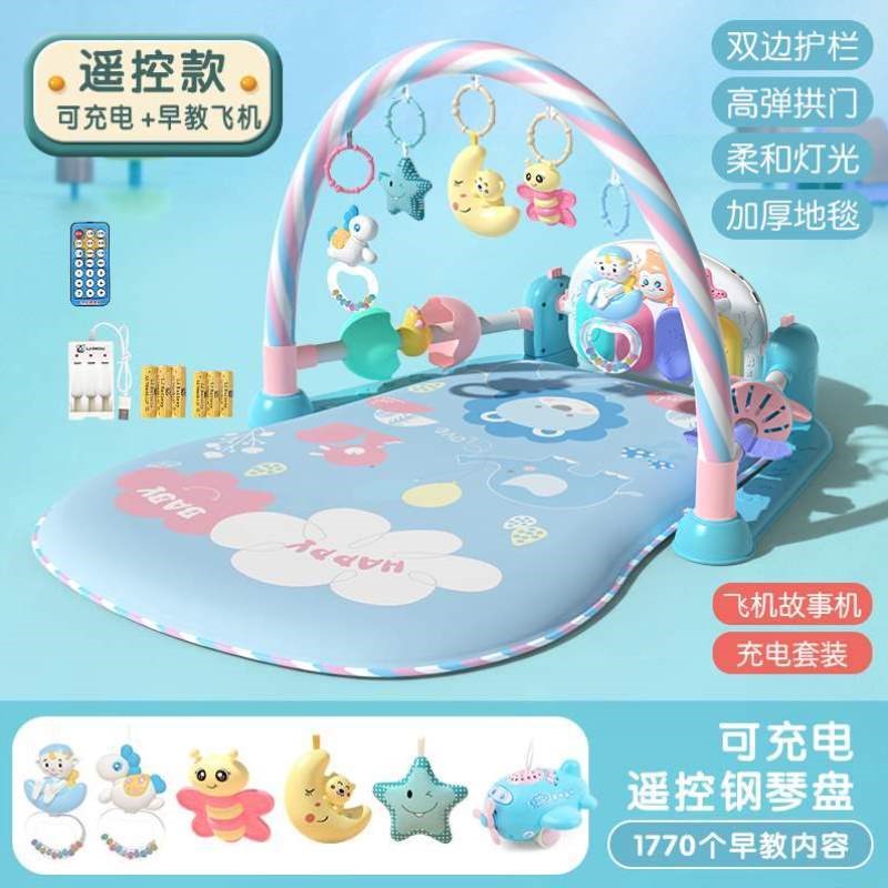 230一小孩音乐新生儿宝宝-床头0月摇铃婴儿床1床上玩具月两个铃岁