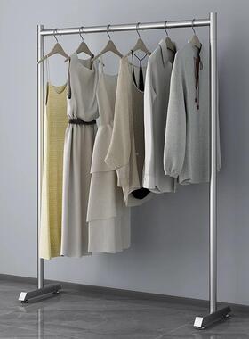 衣架落11427地卧室用挂衣架现代约转角衣帽家架简室内隔夜锈钢晾