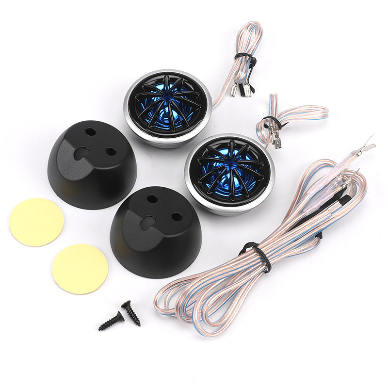 汽车小高音喇叭丝膜12v24Vy改装汽车车载仪表台加装高音仔一对装