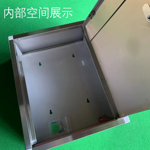 【工厂直c销】不锈钢双锁信箱举报箱投诉箱监督带锁壁挂式户外扫