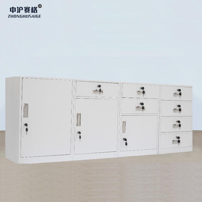 矮柜钢制头柜移床动彩色SG-5501办公文铁件柜带锁抽组合皮屉柜带