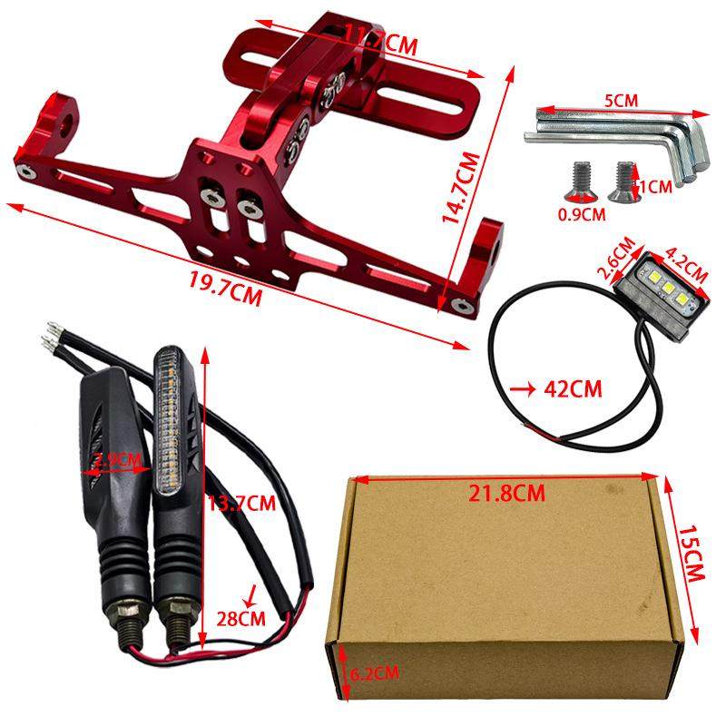 摩托车改装配件时款牌式车架加转灯套CPJTZ-00装组尚合向耐用耐磨,摩托车/装备/配件,摩托车前挡风,淘宝优惠券,粉丝福利购,淘宝优惠卷