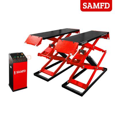 免挖基地汽升车升机举降84542机修理厂4S店专用超薄小剪举升机1.8