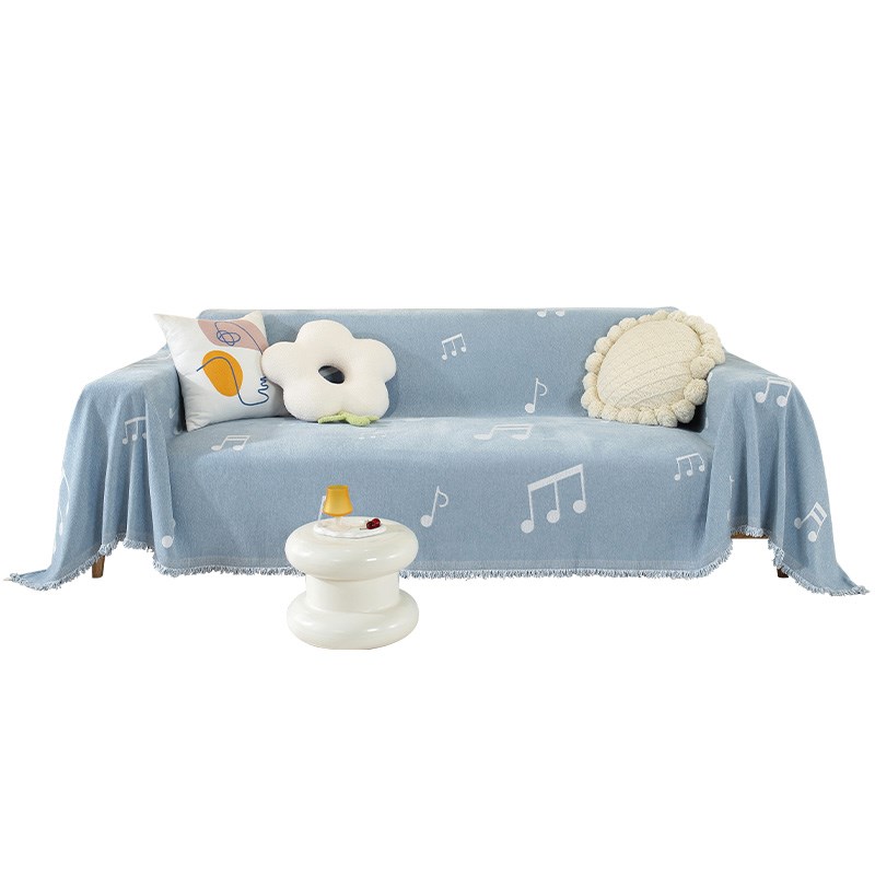 雪尼尔沙发盖布巾ins风沙发毯y2023新款沙发套罩四季通用防滑坐垫