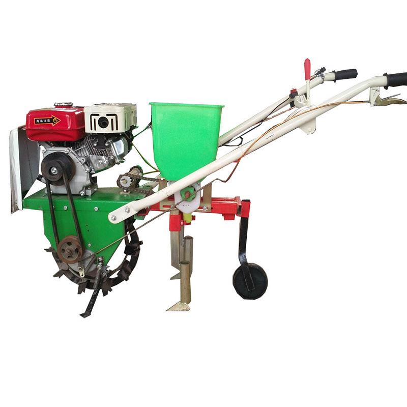 加厚型玉米精播机蔬菜大豆播种机多功能汽油机带谷子播种机