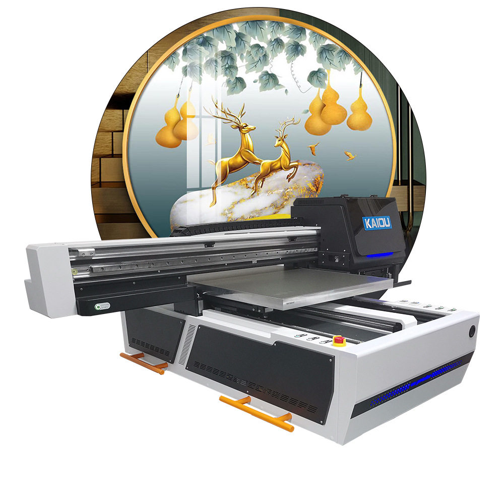 6090小型UV打印机徽章金属玩具电子礼品视觉印刷uv视觉打印机
