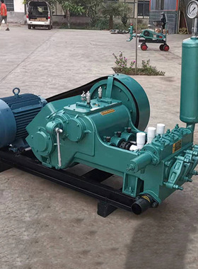 BW320柱塞式泥浆泵 30KW4档可变速三缸高压注浆泵泥浆泵