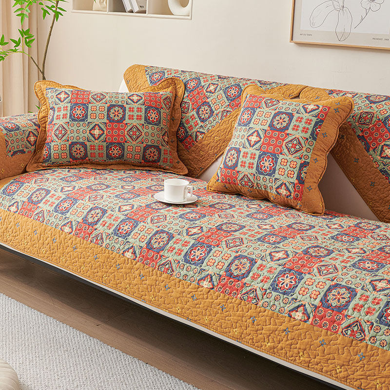 现代简约纯棉防滑四季防猫抓沙发垫套田园全棉布艺坐垫沙发套罩巾,居家布艺,沙发垫,淘宝优惠券,粉丝福利购,淘宝优惠卷