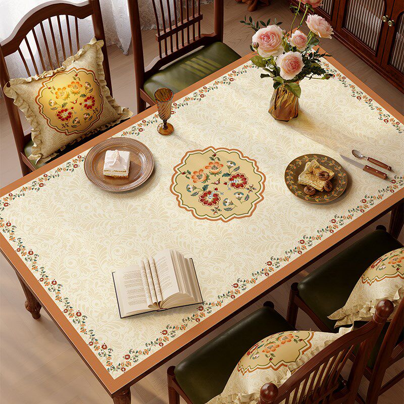美式餐桌垫防油防水防烫免洗桌布皮革桌面保护垫高级感茶几桌布,居家布艺,桌布,淘宝优惠券,粉丝福利购,淘宝优惠卷