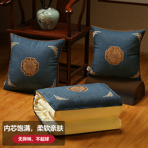 抱枕被子两用加厚空调被抱枕毛毯折叠办公室午睡车用二合一靠枕被