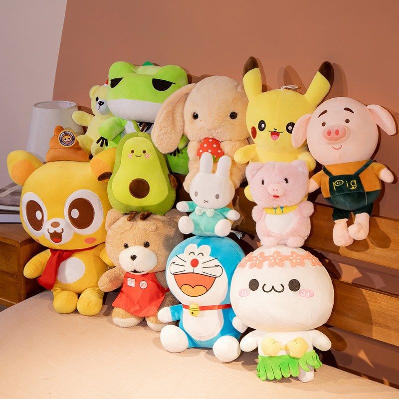 婚庆娃娃结婚活动礼品抛洒毛绒玩具婚礼玩偶小公仔套餐互动扔