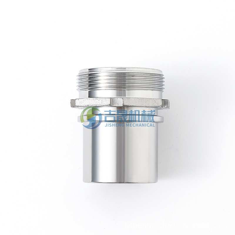 EN14420-5 接头不锈钢外螺软管接头槽罐车配件 外丝比塔接头