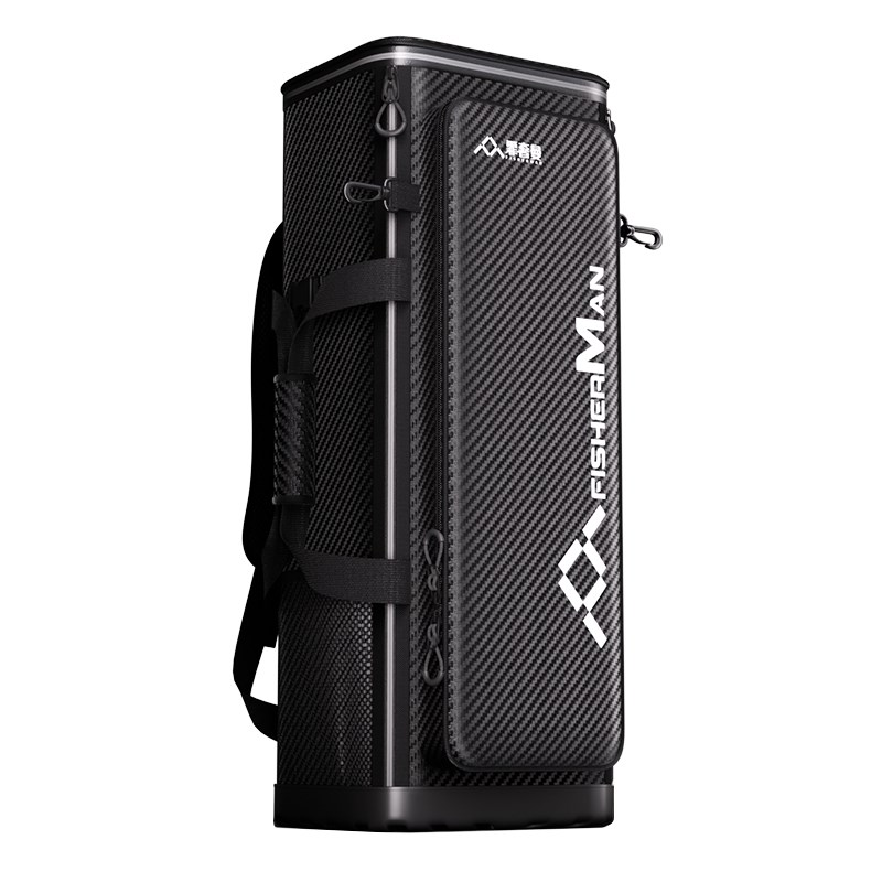 钓椅桶包硬壳pu双肩背桶包钓鱼包新型欧式月亮椅新专用渔具收纳包