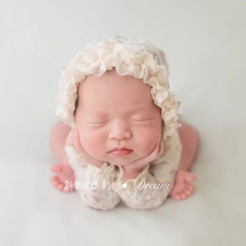 新生儿摄影道具蕾丝服q装影楼婴儿拍摄宝宝拍照儿童拍摄服装道具
