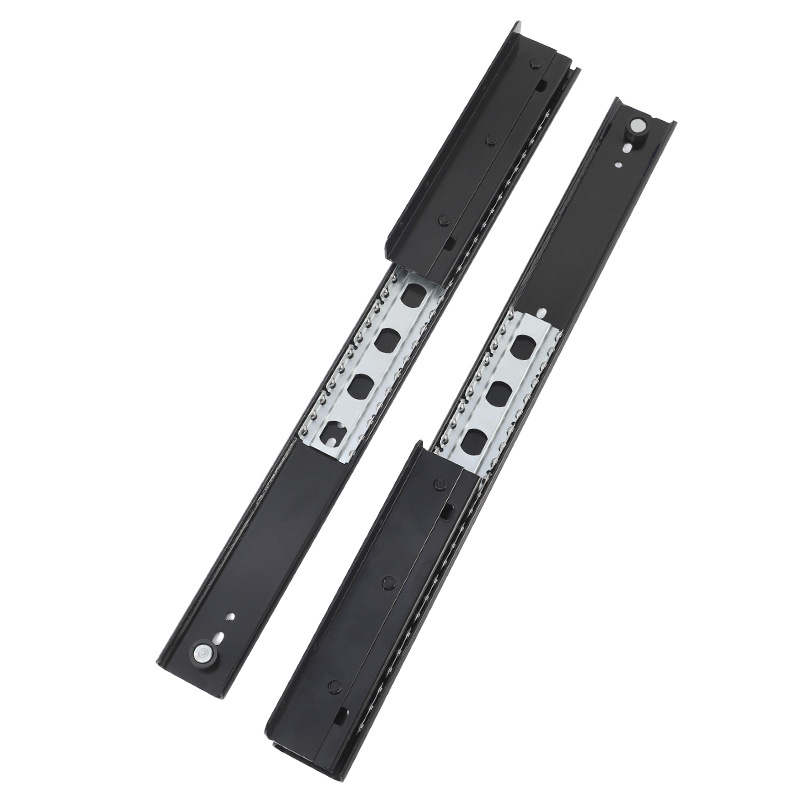 重型飘窗g推拉滑轨桌面侧面伸缩延长抽拉式导轨配件静音二节