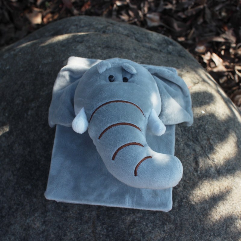 创意个性毛绒相册本7寸大象兔子立体动物影集可拆卸5R.相簿小礼物