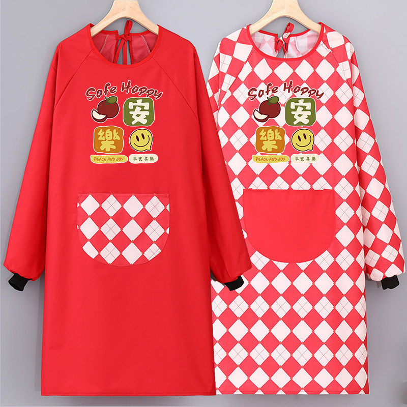 穿衣工作服大红色外套用品