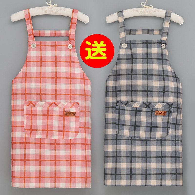 餐饮薄款围裙网红印字时尚