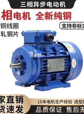 厂家现货YE4/YE3-7124铝壳电机0.37/0.75/1.1/1.5/2.2W节能变频