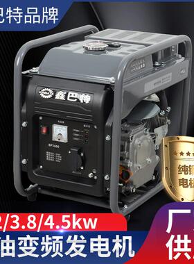 汽油变频并联220v手启动工业品家用户外移动应急3kw4千瓦发电机组