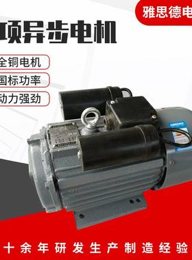 单相异步电动机YL90L122极1.5W220V单相电动机2880转全铜机