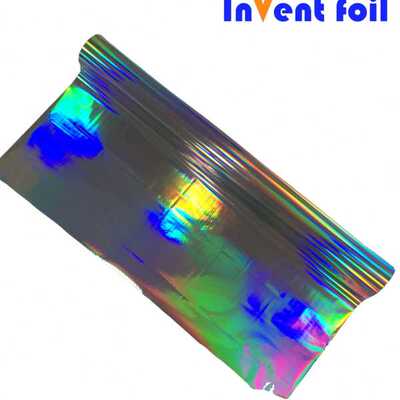 INVENT FOIL素面银烫金膜UV哑油水油耐810胶带胶片电化铝烫金纸