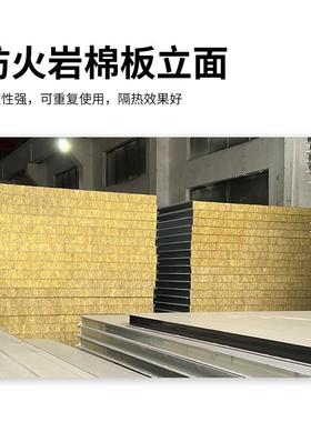 工厂集装箱成住人地箱房子工移动彩钢集房组装可拆集装箱活卸屋活