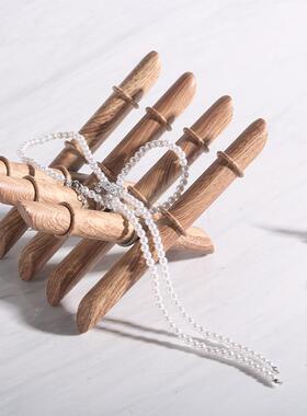 现代无品牌/区木纹杂志架创意竹节书摆件样架板间风书房售楼处洽