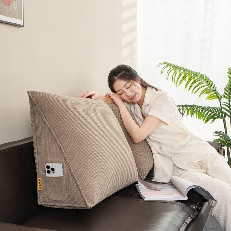 玉米绒三角沙发靠垫床垫I1头靠背靠枕大靠背榻榻拆米客厅号可大洗,居家布艺,抱枕被,淘宝优惠券,粉丝福利购,淘宝优惠卷