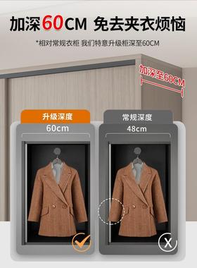 推拉门衣柜家用组卧室木小户型免实装出租房屋79459安用儿童装柜子