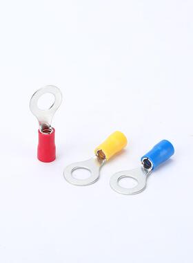 RV5.5-8冷压接线端子CXP圆形O型OT型端头预绝缘铜鼻子500只