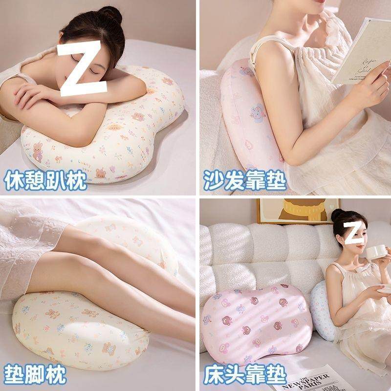 厂家直供记忆棉冰舍丝抱枕头肚皮猫枕护颈学午生宿家用睡枕慢回弹,床上用品,功能枕/保健枕/养生枕,淘宝优惠券,粉丝福利购,淘宝优惠卷