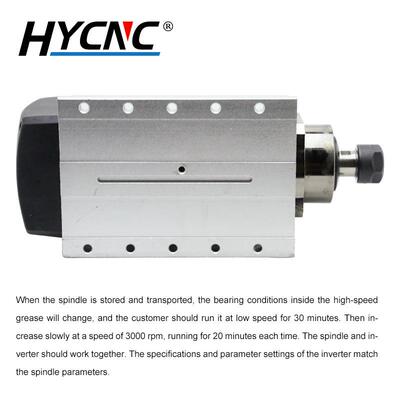 HQD境货源2.主KTF飞边跨四轴承方形2风冷木工雕刻机轴电机